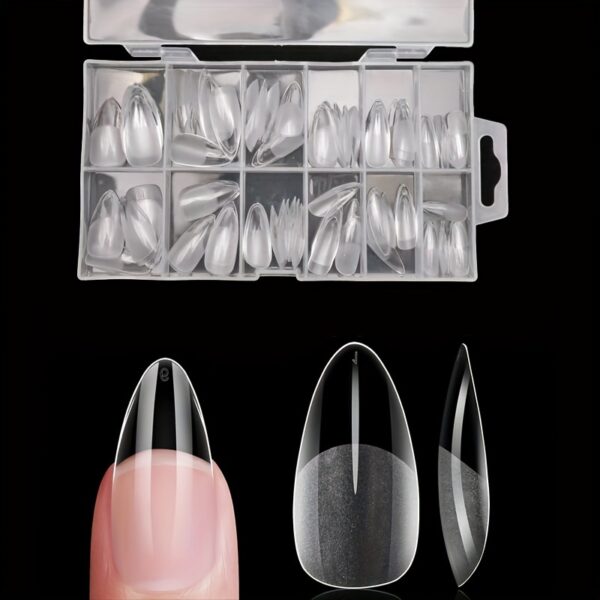 120-Piece Long Round Fake Nails - Image 10