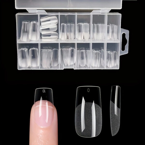 120-Piece Long Round Fake Nails - Image 11