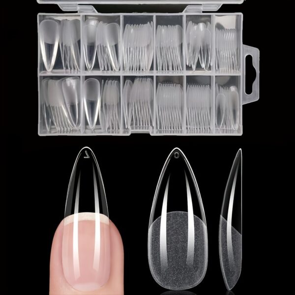 120-Piece Long Round Fake Nails - Image 12