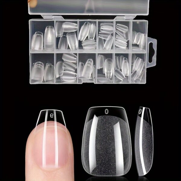 120-Piece Long Round Fake Nails - Image 8