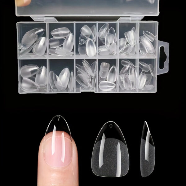 120-Piece Long Round Fake Nails