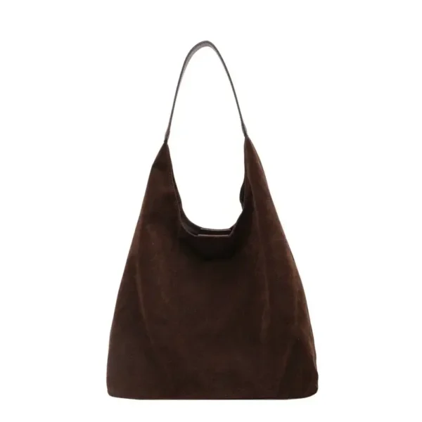 Vintage Suede Shoulder Bag - Image 7